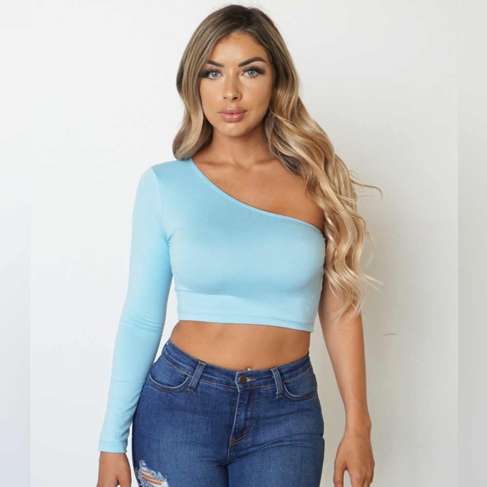 NEW One Sleeve Crop Top🔥